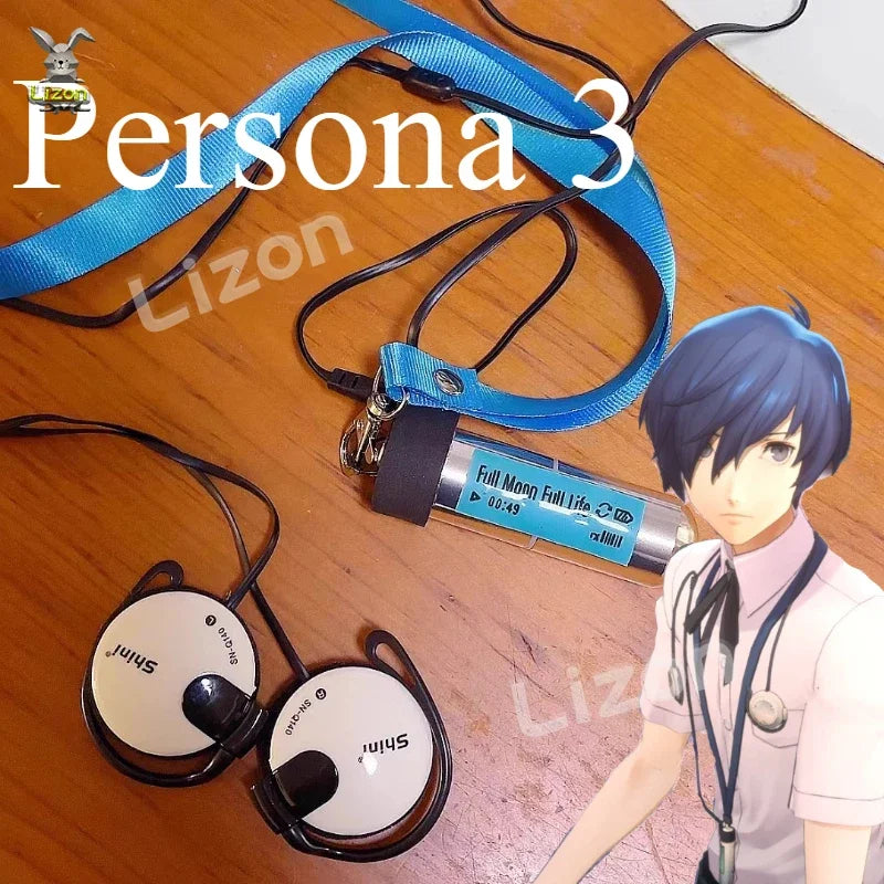 Persona 3 Cosplay Makoto Yuki Minato Arisato Junpei Iori Man MP3 Walkman Props 3D armband Cosplay Props SS69