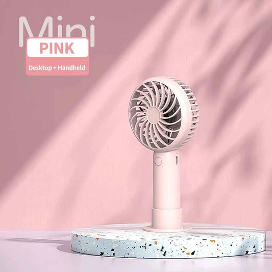 1200mAh Mini Portable FansHandheld USB Rechargeable Quiet Handheld FanAir cooler Outdoor Travel Hand Fans ventilation Fan