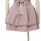 Japanese Kawaii Mini Cake Skirts Womens Jupe Fairy Bandage Lolita High Waist Y2k Aesthetic Sweet Lace Gothic JK Faldas Skirt SS69