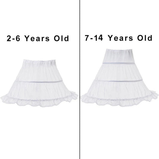 YOFEEL Girls Aurora Princess Dress Sleeveless Lace Ball Gown Costume