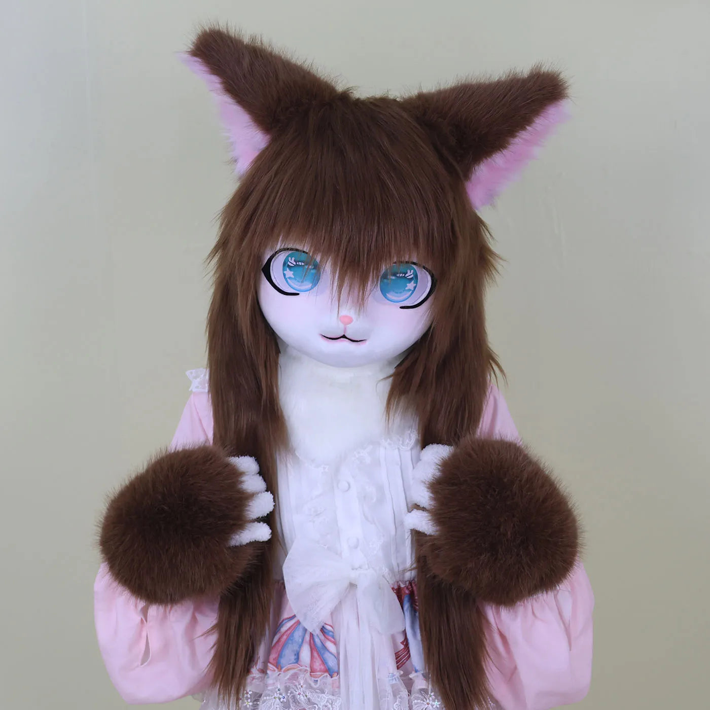 Furry Kigurumi Animal Cosplay Mask - Polyester Costume Head
