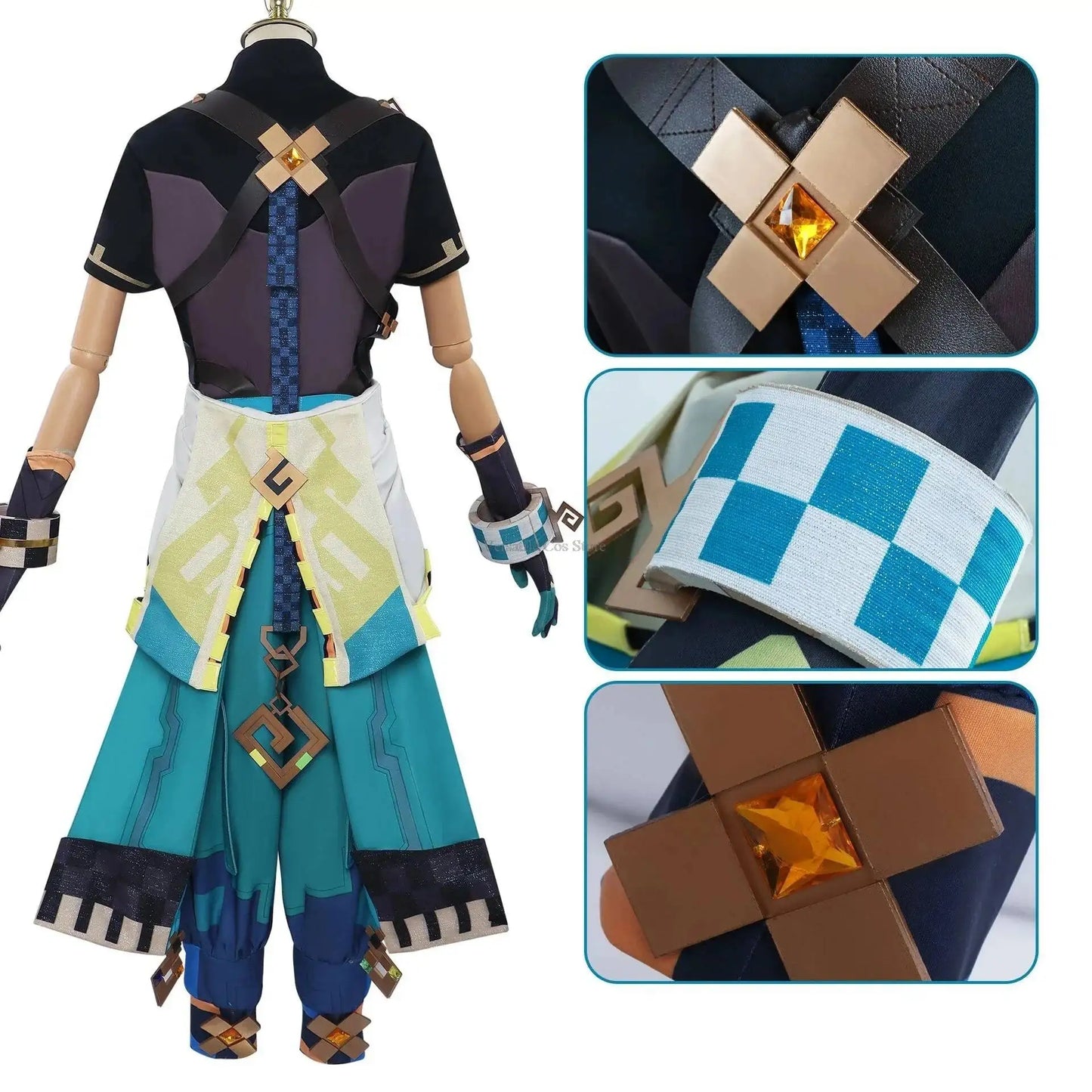 Genshin Impact Kinich Cosplay Costume Unisex Adult Anime Stage Outfit