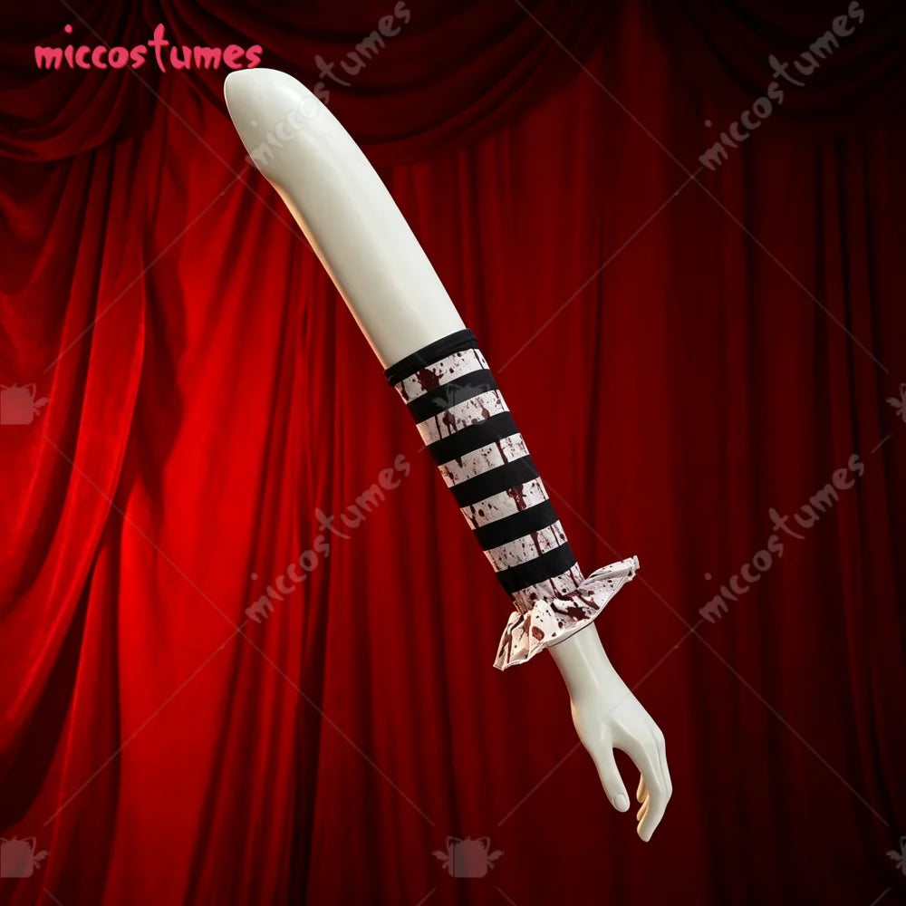 【Ready for Ship】Miccostumes Women's Vintage Dark Clown Dress Set for Halloween Joker Cosplay Costume
