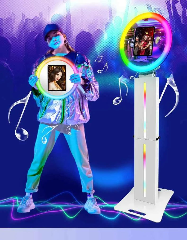 Photo Booth Machines Wedding For iPad 10.5'' 11'' 12.9'' 13'' 12.3'' ipad Photobooth with 2 Panels 9.7 Selfie Photo Booth