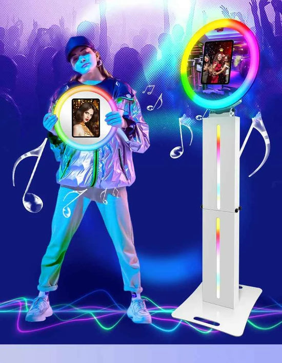 Photo Booth Machines Wedding For iPad 10.5'' 11'' 12.9'' 13'' 12.3'' ipad Photobooth with 2 Panels 9.7 Selfie Photo Booth