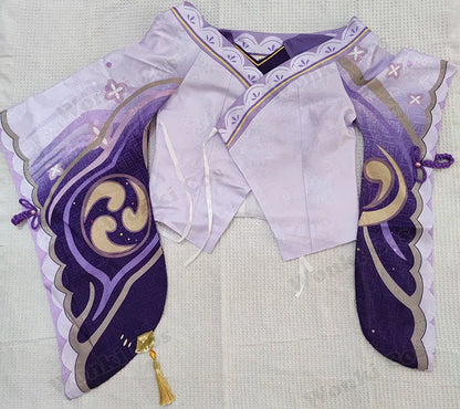 Raiden Shogun Cosplay Costume and Wig Set for Women - Game Character Outfit