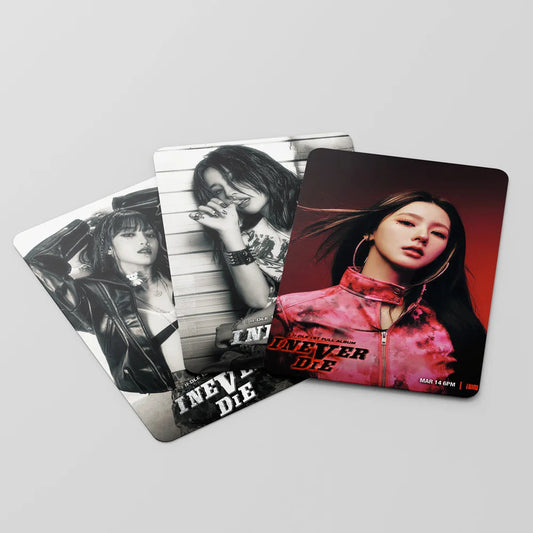 KPOP 55cards/set (G) I-DLE Album Card I FEEL Album GIDLE Ye Shuhua MINNIE Printed Photo Card LOMO Card Gift For Girls Collection SS69