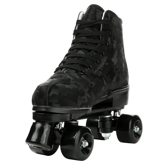 Double-Row Roller Skates Beginner Women Men Outdoor Skating 4 Wheels Skate Shoes Size 37 38 39 40 41-45 Flashing Quad Sneakers SS69