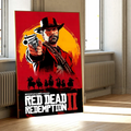 Red Dead Redemption 2 Waterproof Adhesive Art Print