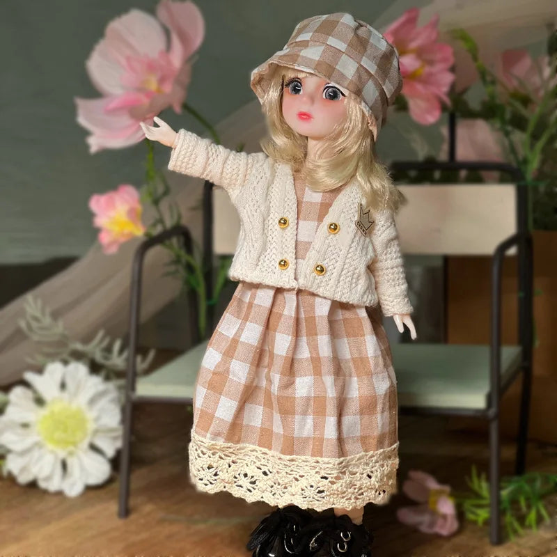 30cm Bjd Doll Lolita Doll 1/6 Starry Sky Grey Eyes Lolita Fashion Accessories Diy Doll Set Children'S Girls Birthday Gift Toy SS69 14.69 twenty-nine