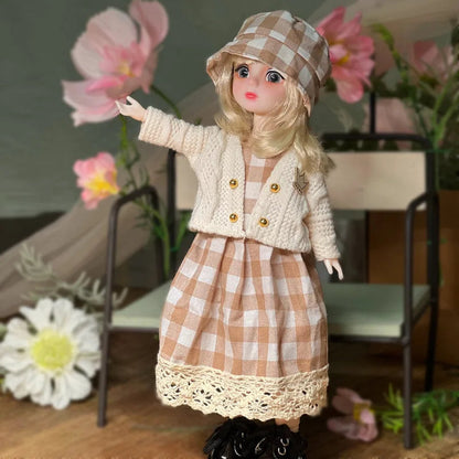 30cm Bjd Doll Lolita Doll 1/6 Starry Sky Grey Eyes Lolita Fashion Accessories Diy Doll Set Children'S Girls Birthday Gift Toy SS69 14.69 twenty-nine