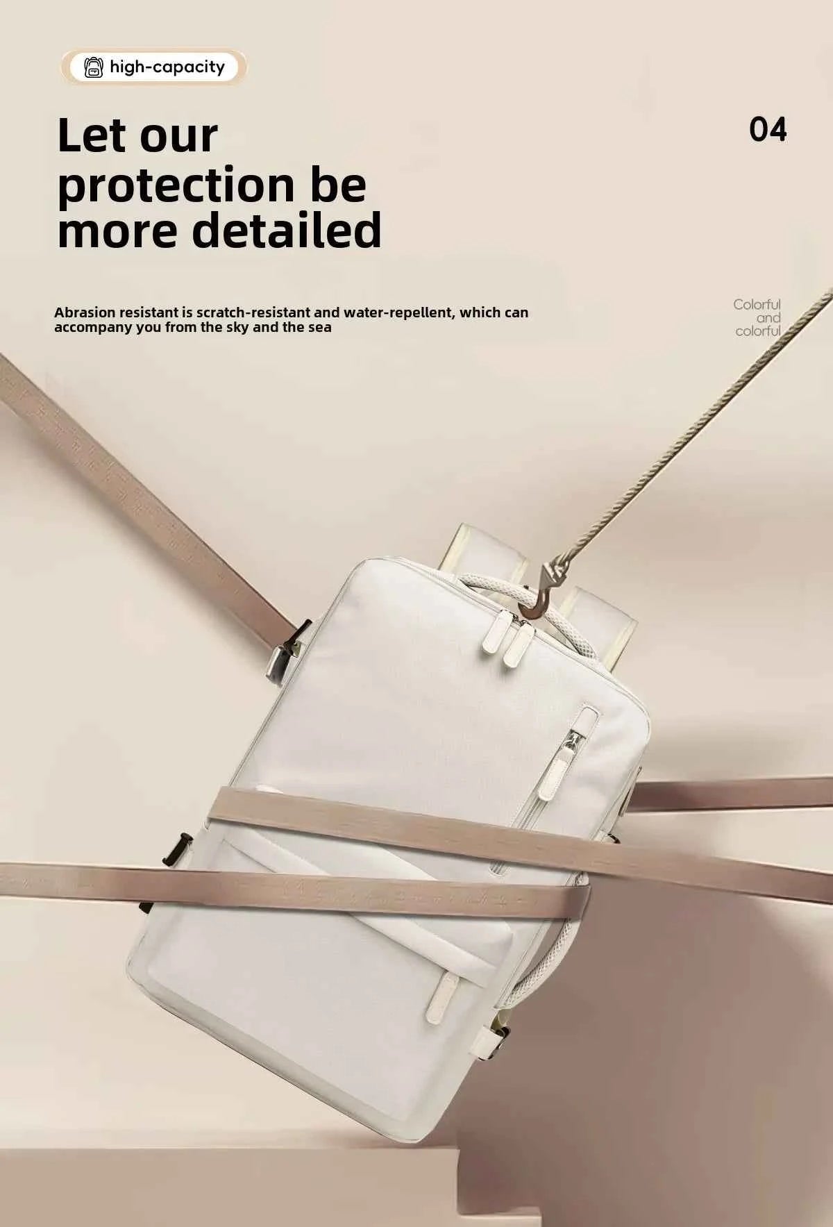 Backpack 45x30x25 Airplane, Cabin Hand Luggage Backpack, Laptop Backpack for Aeroplane Travel, School Backpack, Men Women's Bag