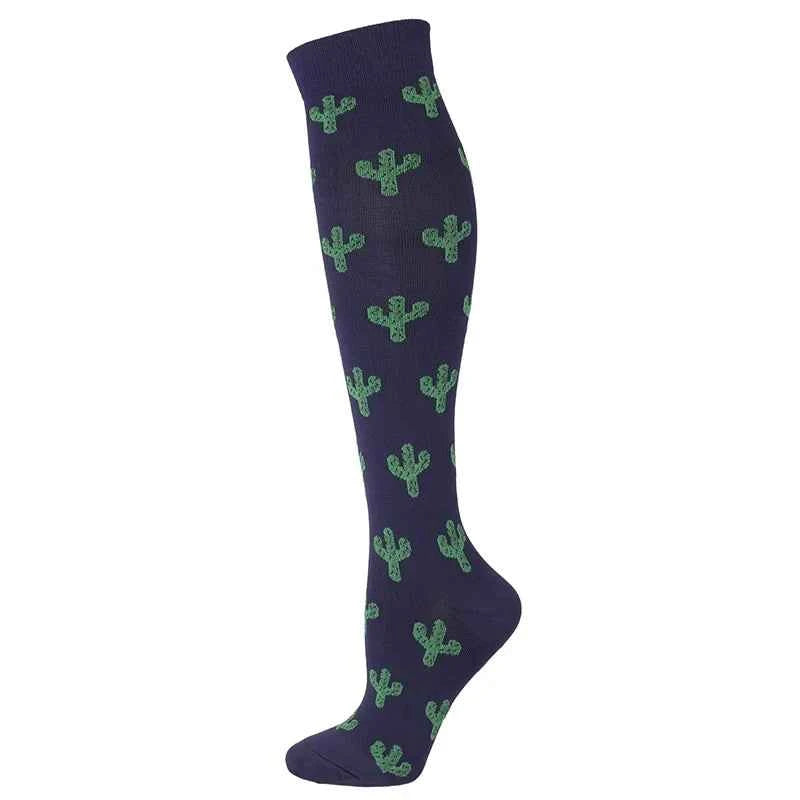 Compression Socks Varicose Veins Blood Circulation Pregnancy 20-30mmhg Nurse Socks Men Women Marathon Golf Cycling Sports Socks