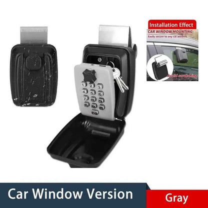 Waterproof Wall Mounted Key Safe Box Anti-theft Key Storage With Combination Password Lock Homestay Office Home Indoor Outdoor