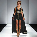 Greek Roman Goddess Dress Flowing White Toga Robe Halloween Cosplay Costume for Stage Performance and Party
