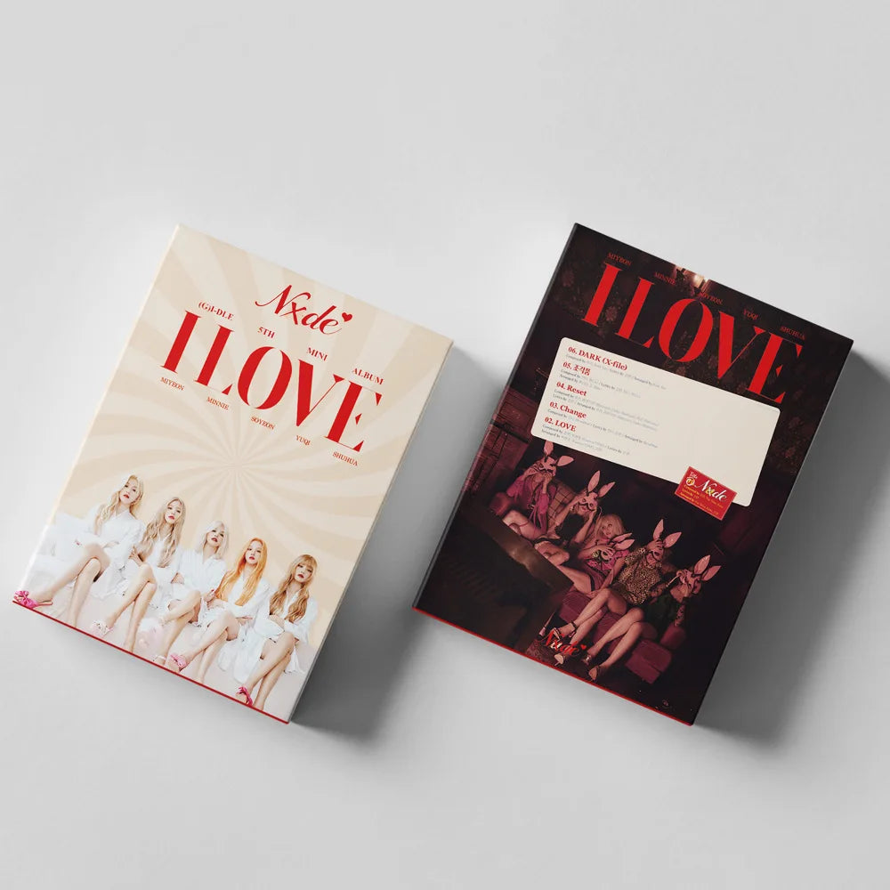 KPOP 55cards/set (G) I-DLE Album Card I FEEL Album GIDLE Ye Shuhua MINNIE Printed Photo Card LOMO Card Gift For Girls Collection SS69