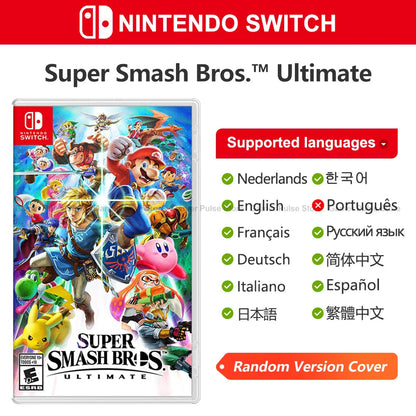Super Smash Bros. Ultimate Nintendo Switch Game Deals Action Fighting and Multiplayer Genre for Switch OLED Lite Game Console SS69 72.69 Random Cover / CHINA