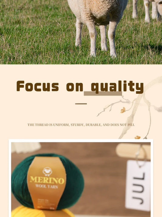 500g of High-Quality 212 Medium-Fine Alpaca Wool Yarn, Suitable for Knitting Sweaters, Scarves, and Hats, 10 Skeins/Pack