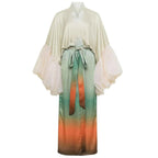 Japanese Kimono Yukata Kimono Coat Cardigan Fashion Blouse Women Long Cardigan Haori Traditional Kimonos Dress Shirt