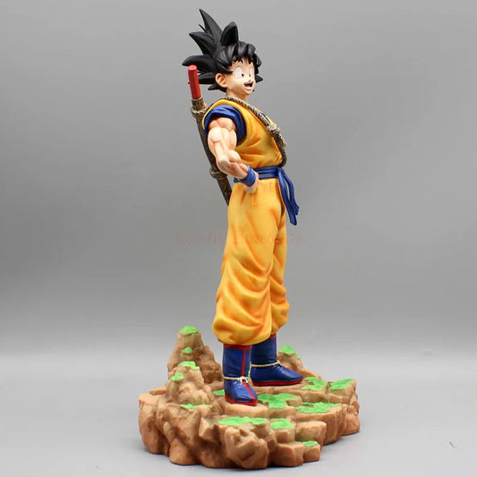 Dragon Ball Sun Goku Somersault Cloud Super Saiyan Standing Collection Figures Statue Anime Peripheral Model Ornaments Toy Gift SS69