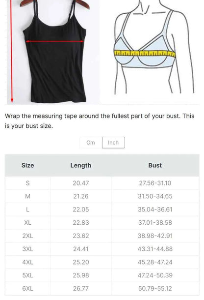 Cami Bra – Women's Camisole With Built In Padded Bra Vest Dropshipping As Seen on Tiktok Pink Top For Women Pajamas Home Wear