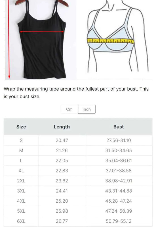 Cami Bra – Women's Camisole With Built In Padded Bra Vest Dropshipping As Seen on Tiktok Pink Top For Women Pajamas Home Wear