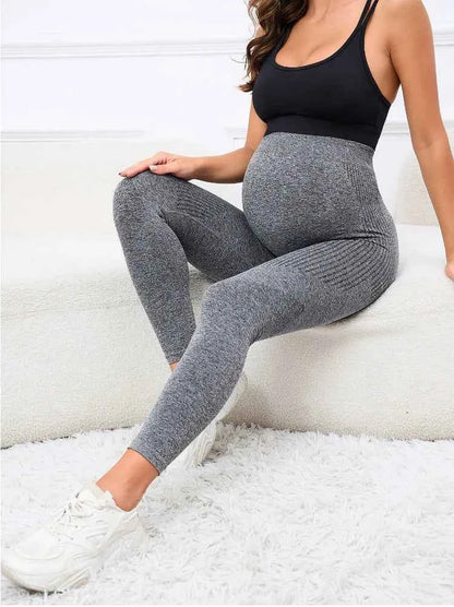 Pregnant Women's Thin Bottoming Pants Spring And Summer New Maternity High Elastic Belly Support Pants