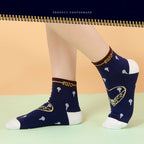 Brdwn Golden Wind Giorno Giovanna Bruno Bucciarati Kira Yoshikage Sock Short Socks Warm
