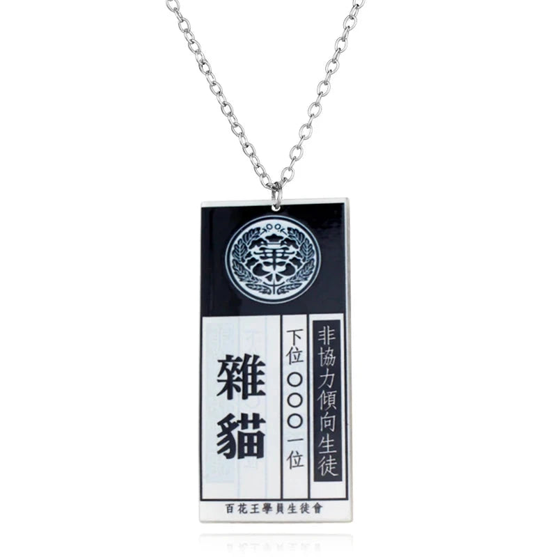 Kakegurui Acrylic Keychain Compulsive Gambler Yumeko Jabami Ryouta Suzui Mary Saotome Anime Cosplay Earrings Necklace Card SS69 9.69 N1015