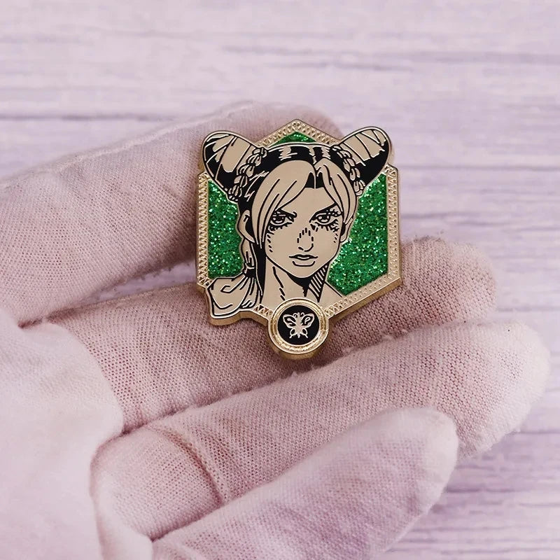 JoJo's Bizarre Adventure Enamel Lapel Pin Collect Badge Cute Children Gift Jewelry Adorn Backpack Hat Collar Brooches