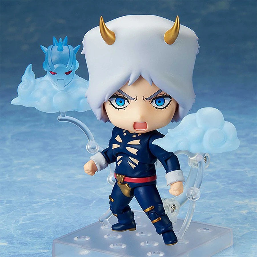 10CM Jojo no Kimyou na Bouken Stone Ocean Anime Figure #2026 Narciso Anasui Action Figure 2027 Weather Report Figurine Model Toy