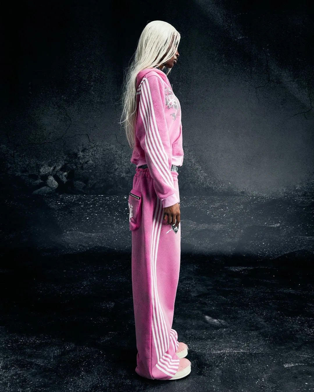 Winter Street Trendsetters Wear Long Sleeved Hoodies, Dark Gothic High Street Printed Clothes, Streetwear Oversized Sweatshirts SS69