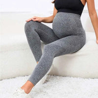 Pregnant Women's Thin Bottoming Pants Spring And Summer New Maternity High Elastic Belly Support Pants