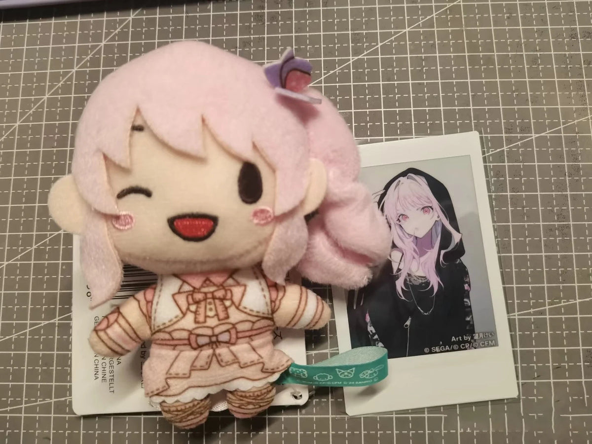 10cm Pjsk Plush Doll Toys Project Sekai Akiyama Mizuki Stuffed Plushies Keychain Yoisaki Kanade Pendant Backpack Bag Decor Gift SS69