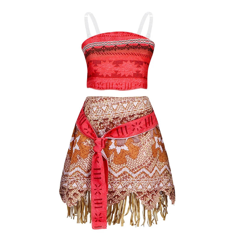 Disney Moana Princess Dress for Girls - Cosplay Costume