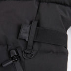 Women's Winter Hooded High Waist Padded Sport Parkas Coats with Belt Female Elegant Thick Warm Pockets Windproof Skiing Jackets