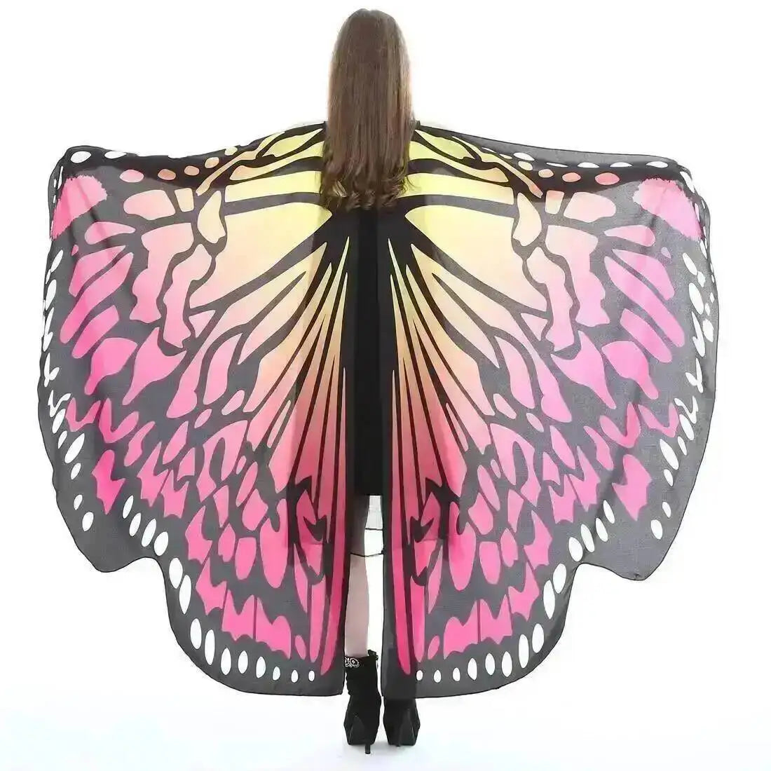 Adult Butterfly Wings Cape for Women Cosplay Costume