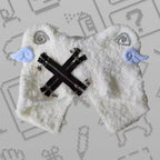 Autumn Winter Grunge Casual Warm Angel's Wings Hats Y2k Aesthetic Knitted Bears Ears Hat Kawaii Lolita Harajuku Caps Fashion SS69