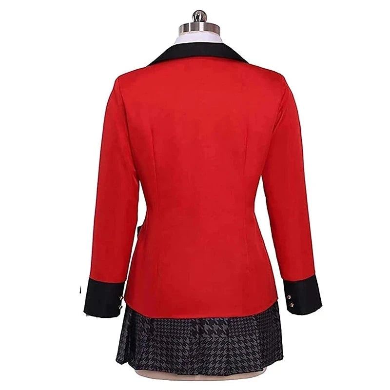 Yumeko Jabami Cosplay Costume School Uniforms Jabami Yumeko Outfits Full Set with Stockings Girl JK School Uniform For Comic Con SS69