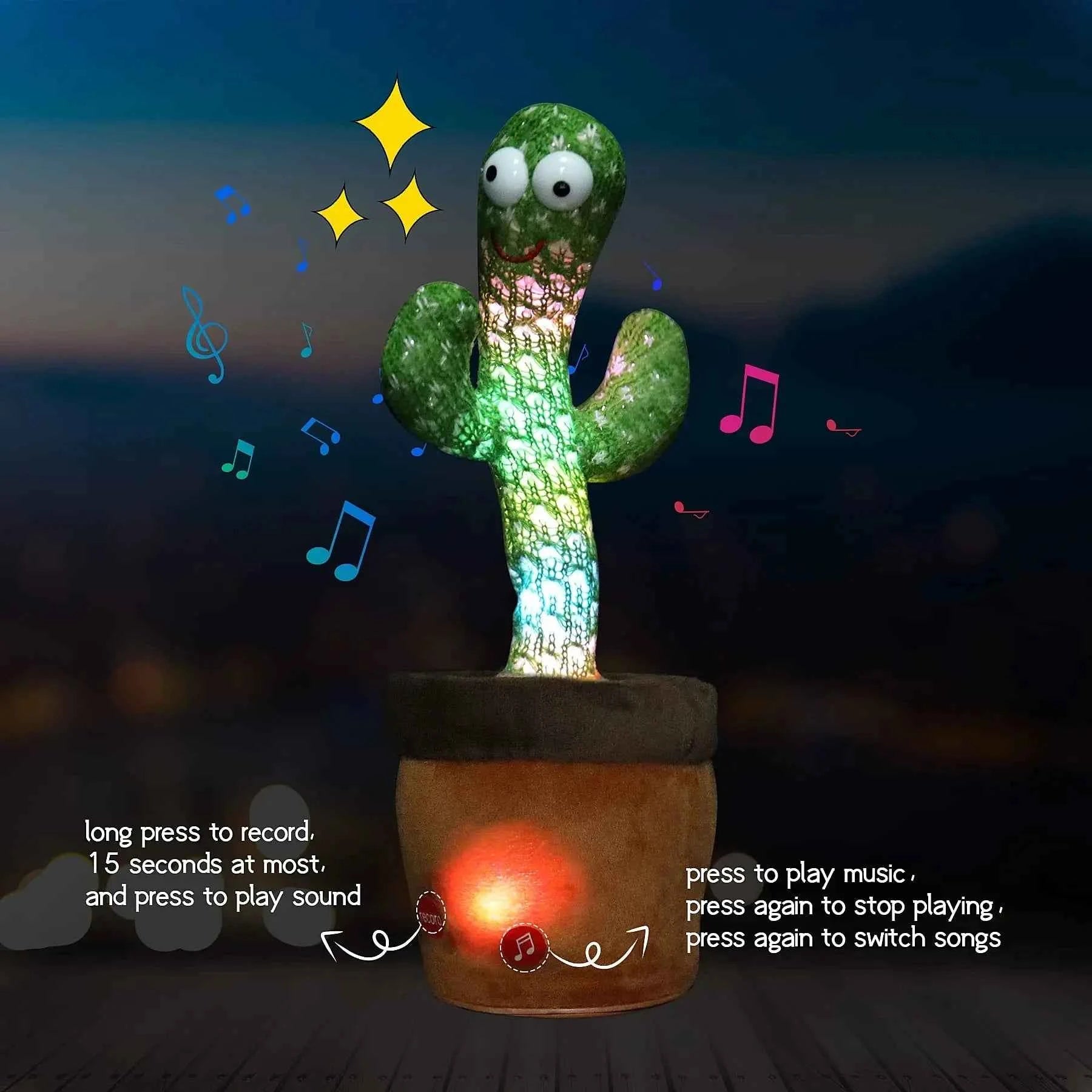 Musical Singing Dancing Toys 120 Songs Repeating Talking Record Speaking Sunflower Soft Plush Funny Creative Saxophone Kids Toy