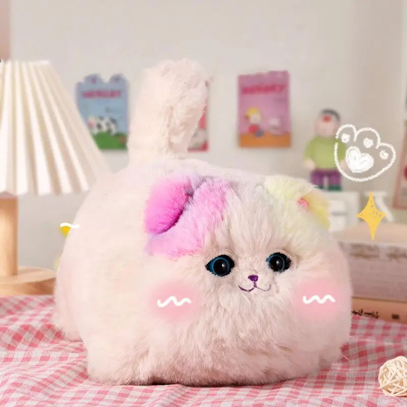 Simulation Electric Plush Toys Cute Cat Dog Interactive Kids Huggy Pets Speak Electronic Accompanied Toy Children Gifts Birthday