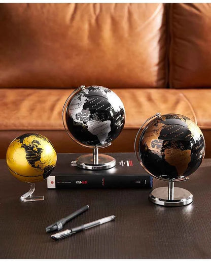 Home Decor Accessories Retro World Globe Modern Learning World Map Globe Kids Study Desk Decor Globe Geography Kids Education