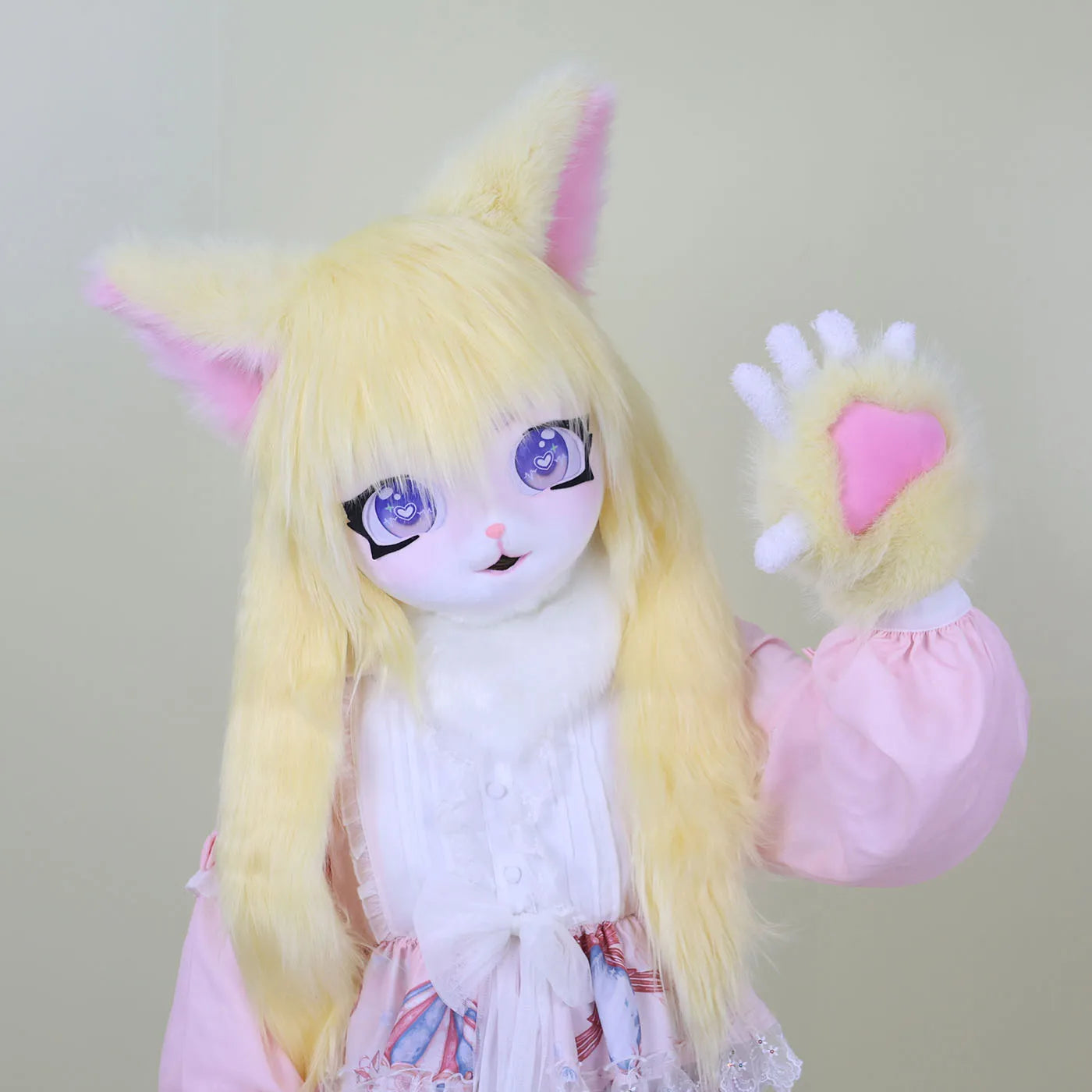 Furry Kigurumi Animal Cosplay Mask - Polyester Costume Head