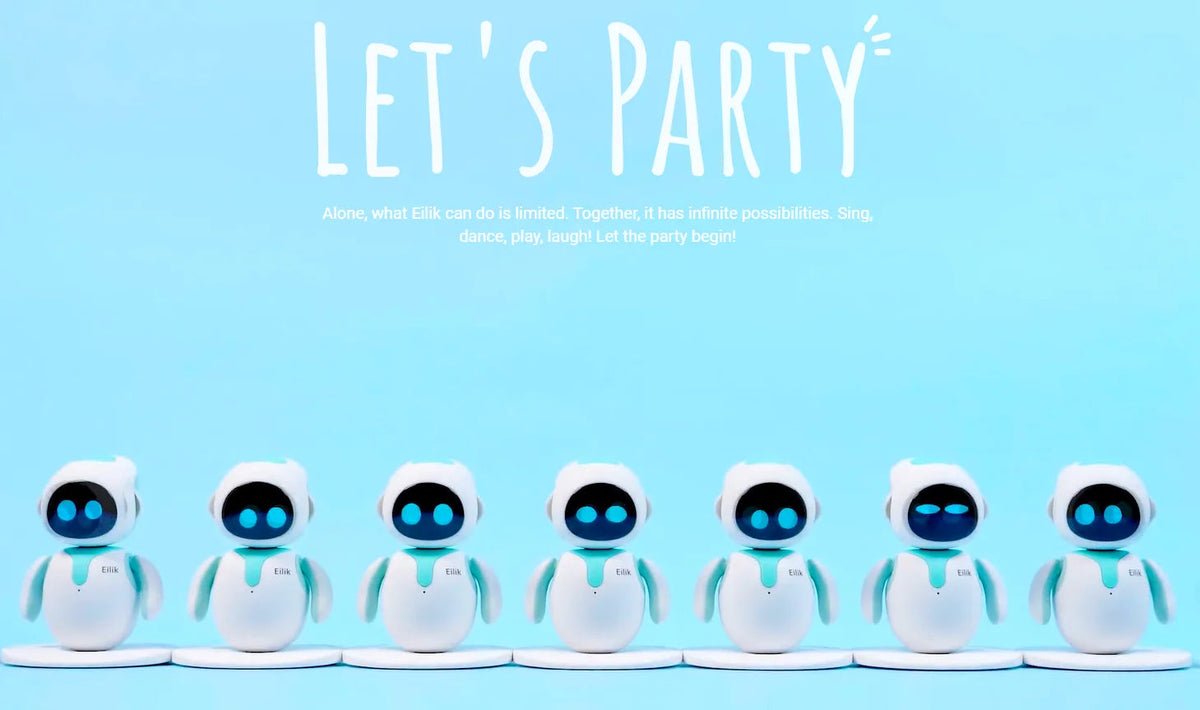 Duo Pack Eilik Smart Robot AI Artificial Intelligence Robots Accompany Lovely Children and Adults Desktop ai Pets 2pcs/set SS69