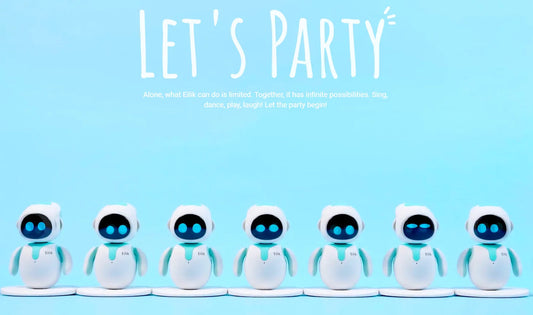 Duo Pack Eilik Smart Robot AI Artificial Intelligence Robots Accompany Lovely Children and Adults Desktop ai Pets 2pcs/set SS69