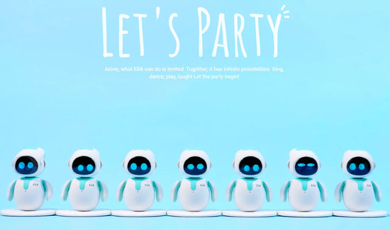 Duo Pack Eilik Smart Robot AI Artificial Intelligence Robots Accompany Lovely Children and Adults Desktop ai Pets 2pcs/set SS69