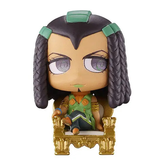 BANDAI JOJOs WORLD3 Bizarre Adventure Action Figure Toy Amine Q Version 4.5cm DIO Bruno Bucciarati Toys Gifts