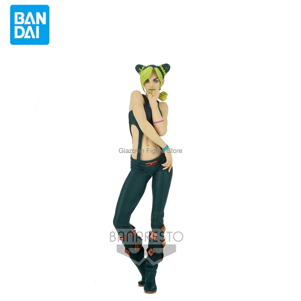 Original Genuine JoJo's Bizarre Adventure Stone Ocean Grandista 26cm Jolyne Cujoh PVC Figure Model Toys For Girls