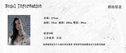 NO ROMANCE Fairy Sexy Punk Printing Half Transparent Lace Patch Knitted Long Sleeve Hooded Dresses Rock Gothic Design Vestidos SS69