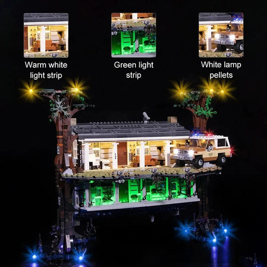 Lighting Led Set For LEGO 75810 Stranger Things The Upside Down Movie Not Include Building Blocks(Only Led Light Kit) SS69